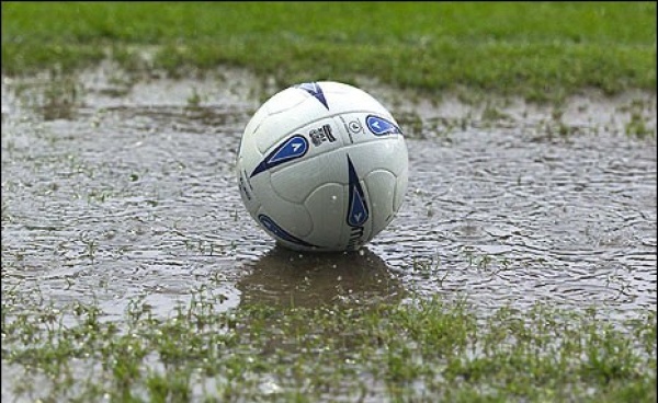 Image result for Water logged pitch picture